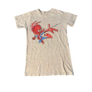 Spiderman Spideyverse Gray T Shirt Spider Man Ham Pig Nose Marvel Size XS